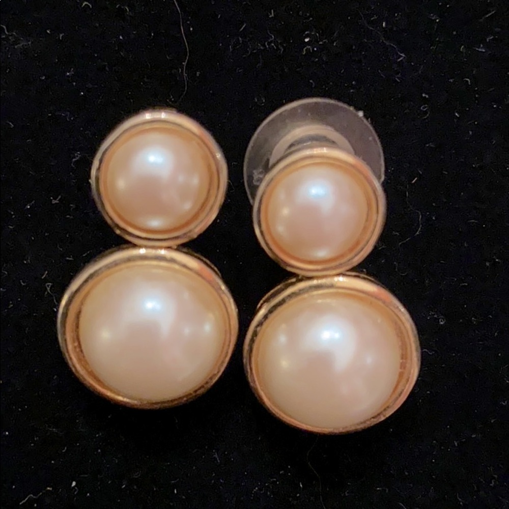 Faux Pearl Earrings